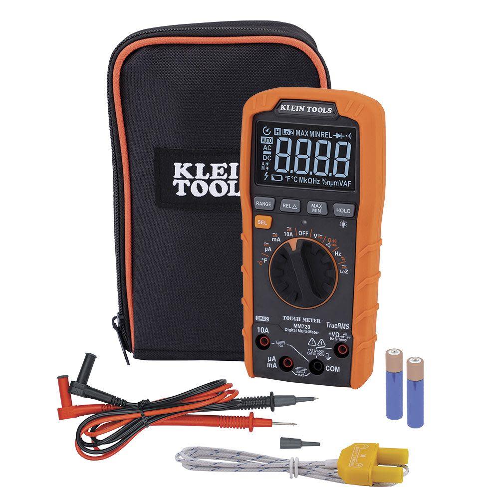 Klein Digital Multimeter TRMS Auto 1000V - Intensery