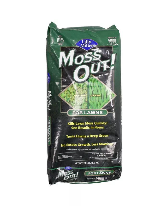 Central Garden Brands Lilly Miller 05601151 Moss Out Granules， 20-Pound - Intensery