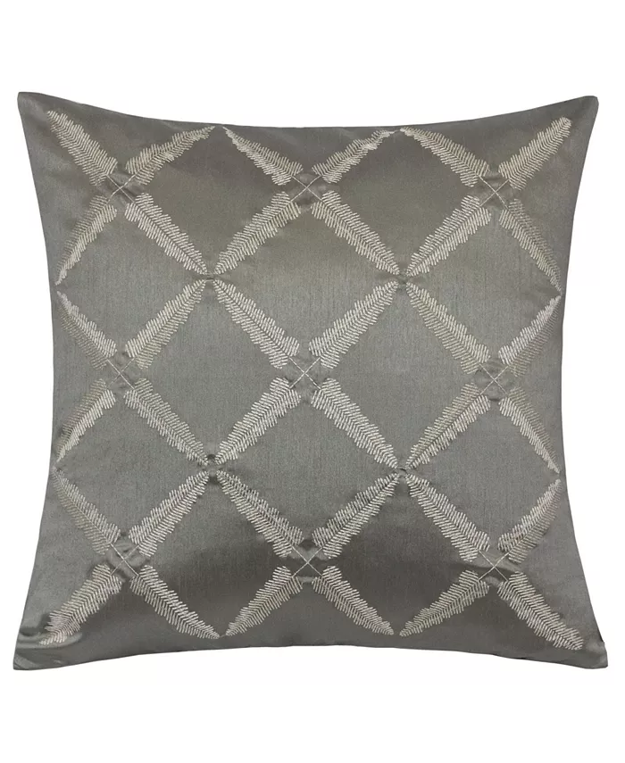 Homey Cozy Sonia Embroidery Square Decorative Throw Pillow - Intensery