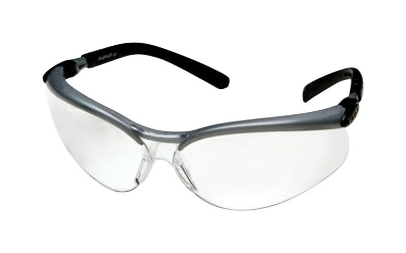 3M BX Anti-Fog Safety Glasses Clear Lens Black/Silver Frame 1 pc - Intensery