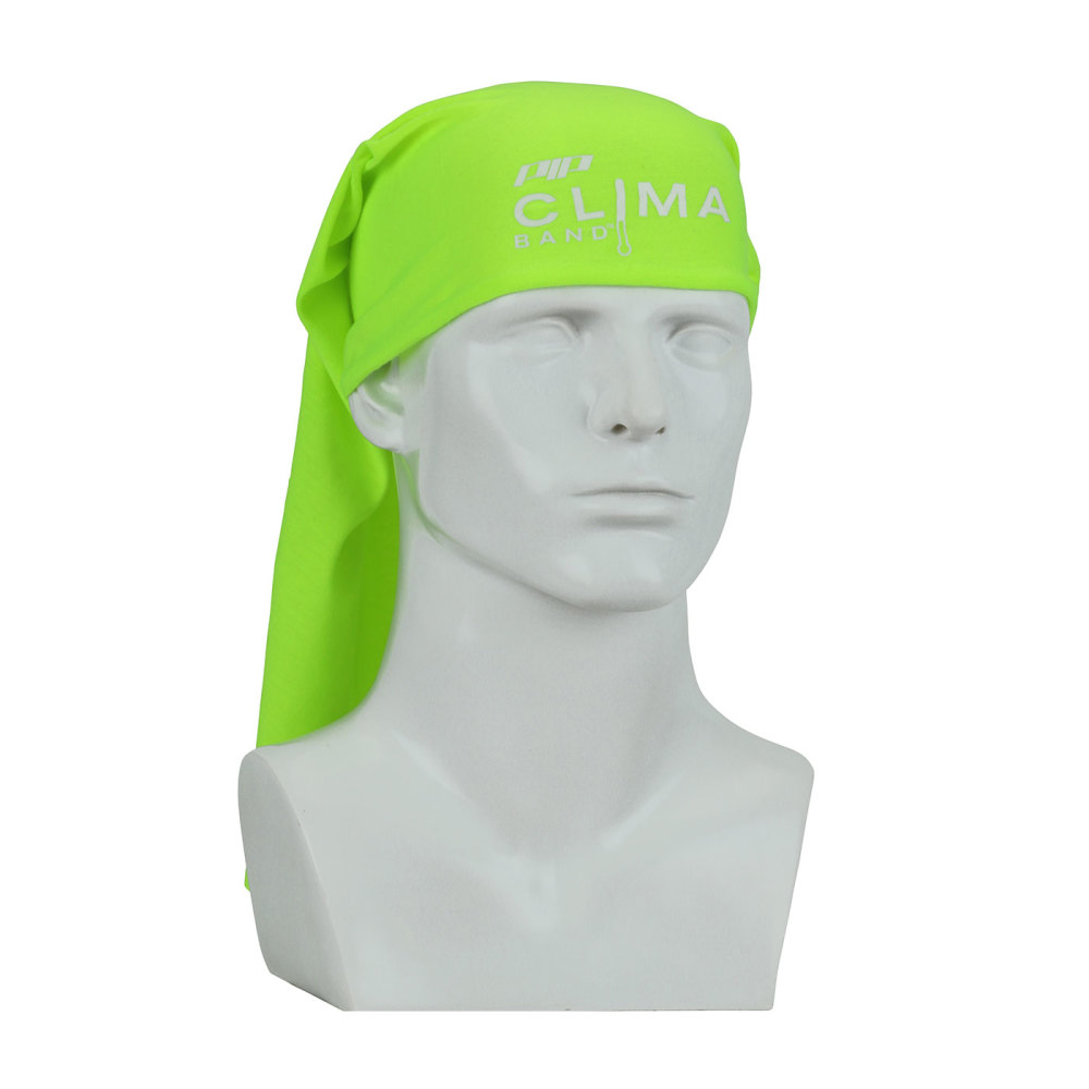 Protective Industrial Products Clima Band Head and Neck Cover Hi Vis Yellow Absorptive - Intensery
