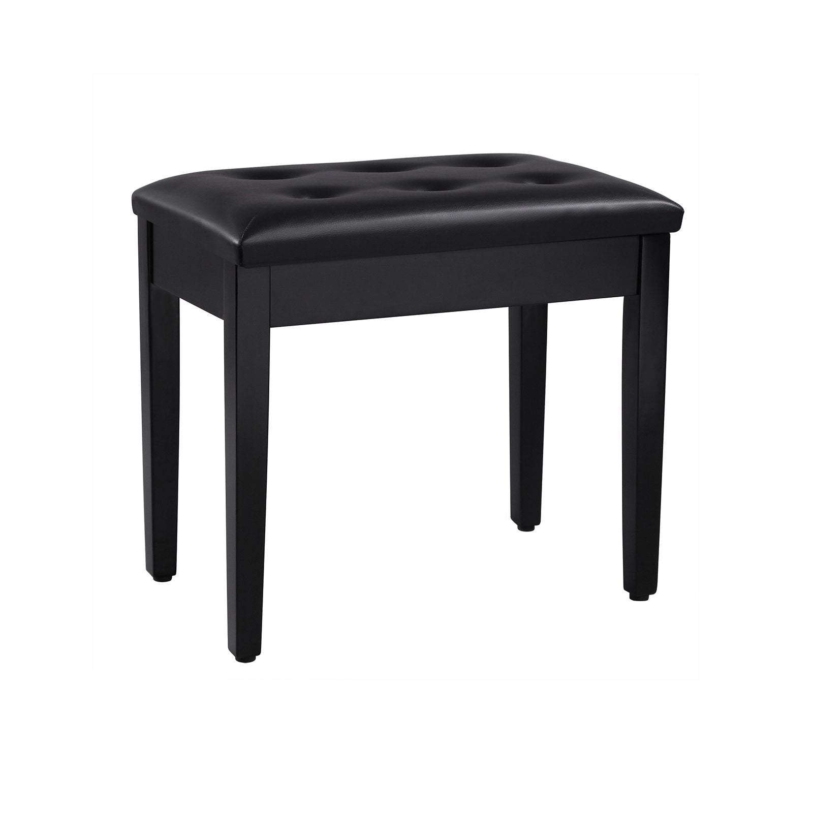 SONGMICS Padded Wooden Piano BenchBlack - Intensery