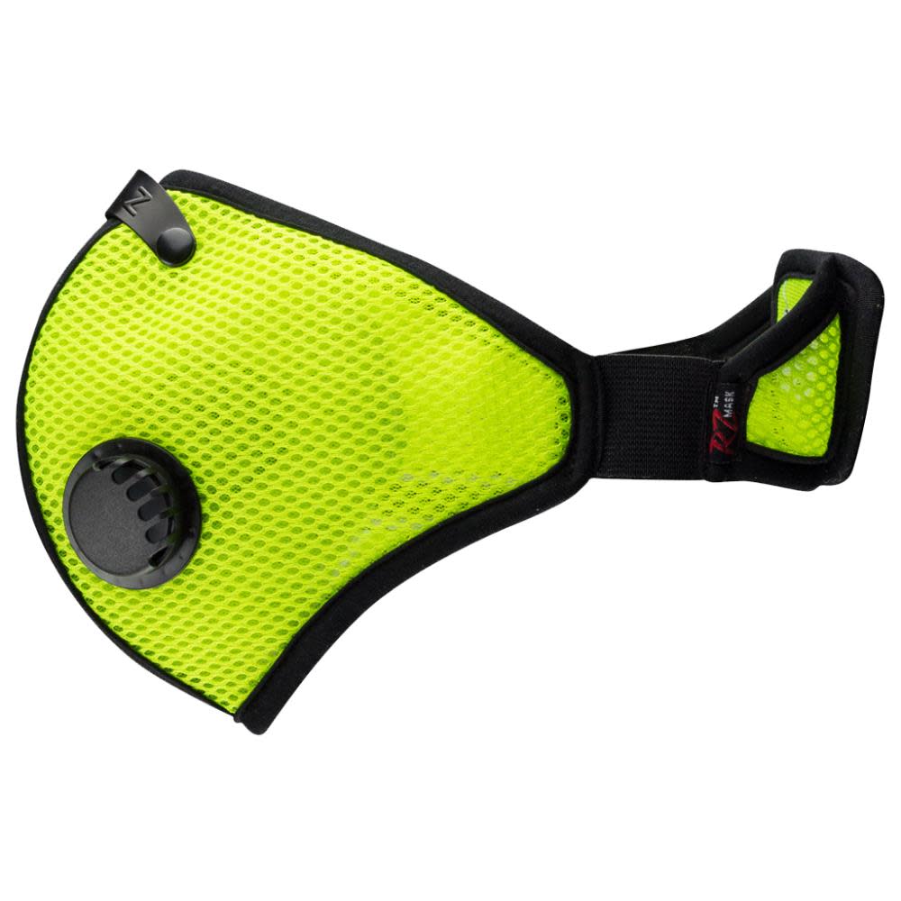 RZ Mask M2 Air Filtration Mask Reusable Nylon Safety Green Medium - Intensery