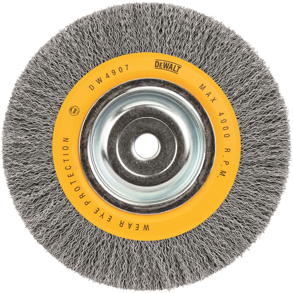 DEWALT 8 in. Wire Wheel 1 in. Face DW4907 from DEWALT - Intensery