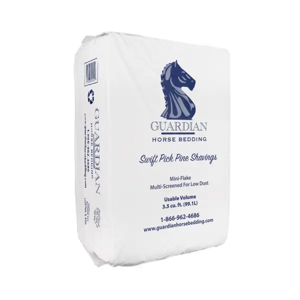 Guardian Horse Bedding 3.5 Cu. Ft. Swift Pick Mini Pine Shavings - Intensery
