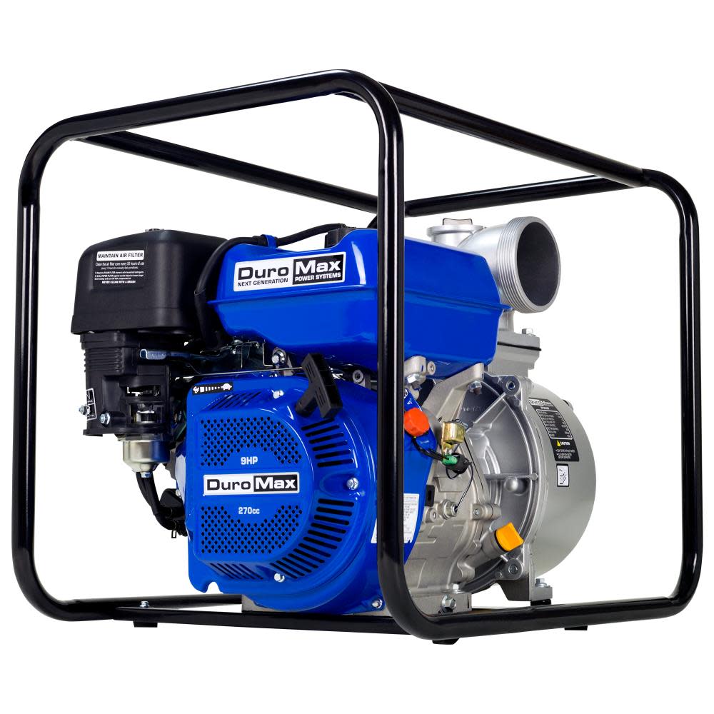 DuroMax270cc Gasoline Powered 4-in Water Pump - Intensery
