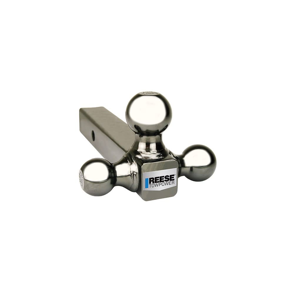 Reese 8 10000 lbs Tri Ball Trailer Hitch Ball Mount - Intensery