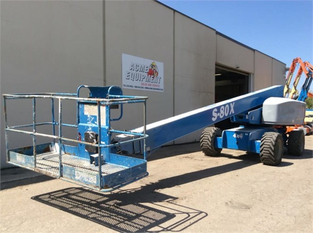 Genie 80and#8242; Boom Lift Telescopic S-80X2013 Used - Intensery