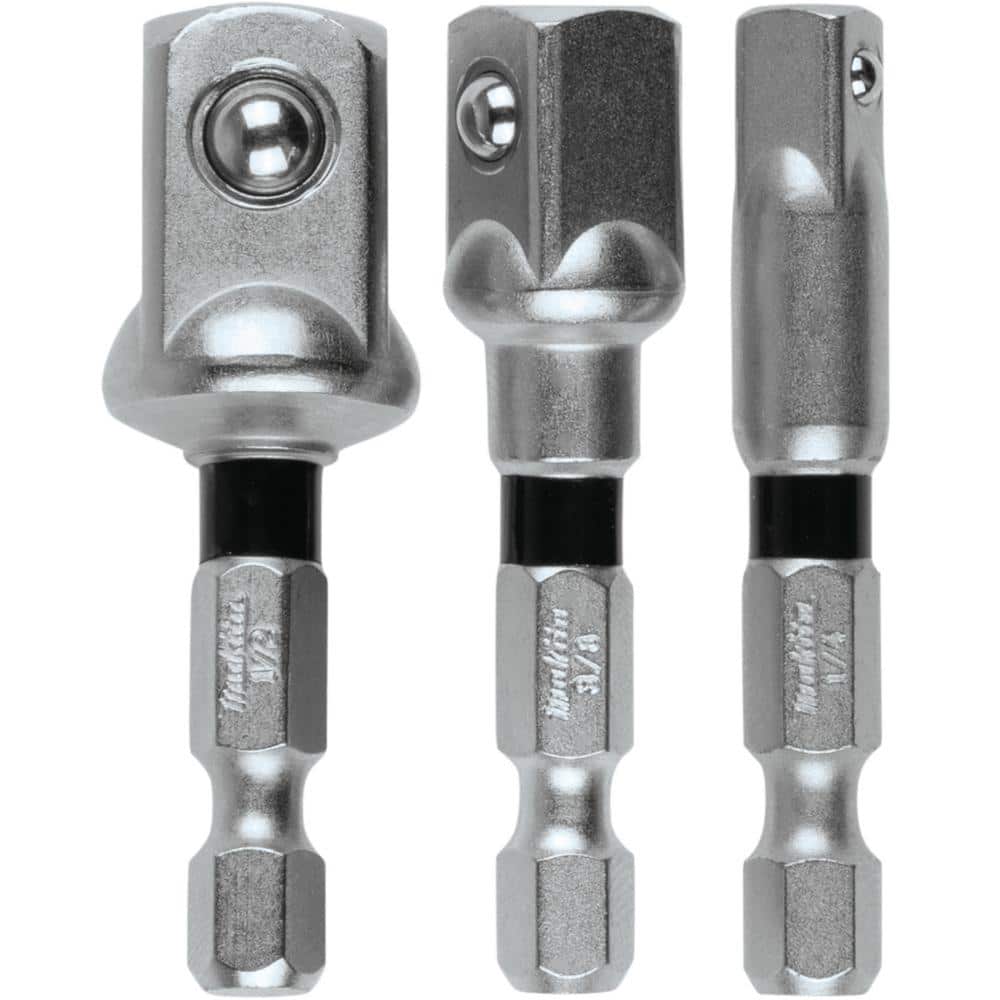 Makita IMPACT XPS Square 2 in. Socket Adapter (3-Piece) E-01600 - Intensery
