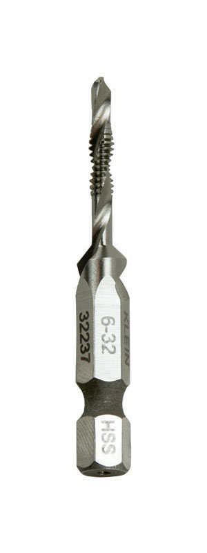 Klein Tools High Speed Steel Drill and Tap Bit 6-32 1 pc - Intensery