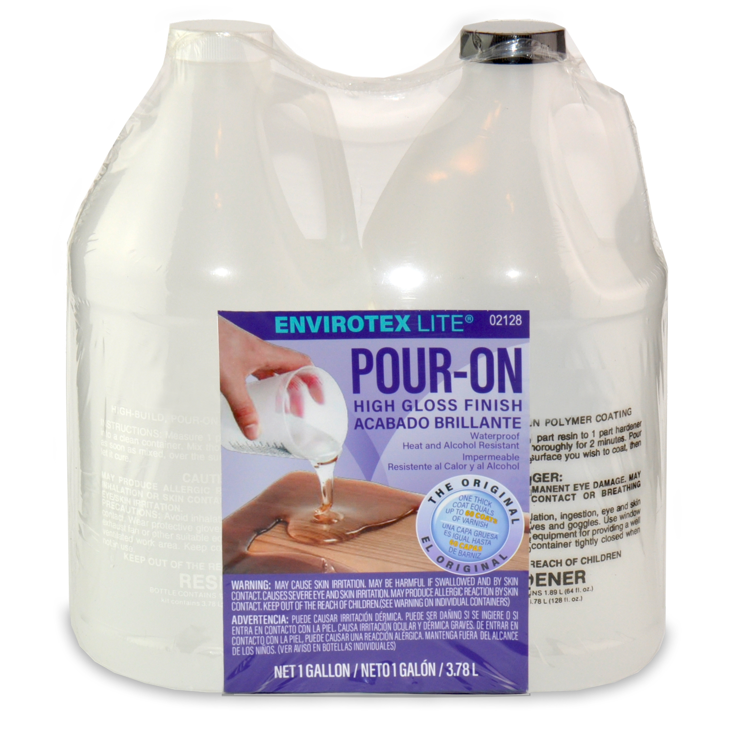 EnviroTex Lite High-Gloss Clear Finish 1 gal - Intensery