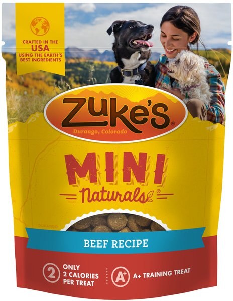 Zuke's Mini Naturals Beef Recipe Dog Treats - Intensery
