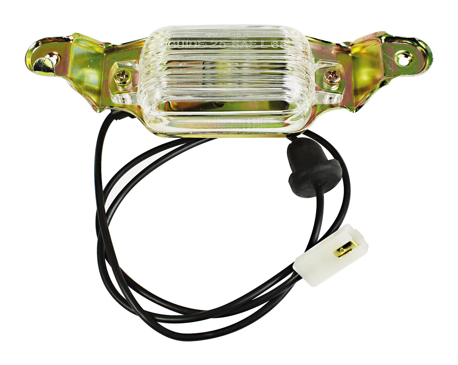 RESTOPARTS Manufactured C990078 RESTOPARTSand#174; Manufactured Complete Rear License Plate Light Assemblies - Intensery