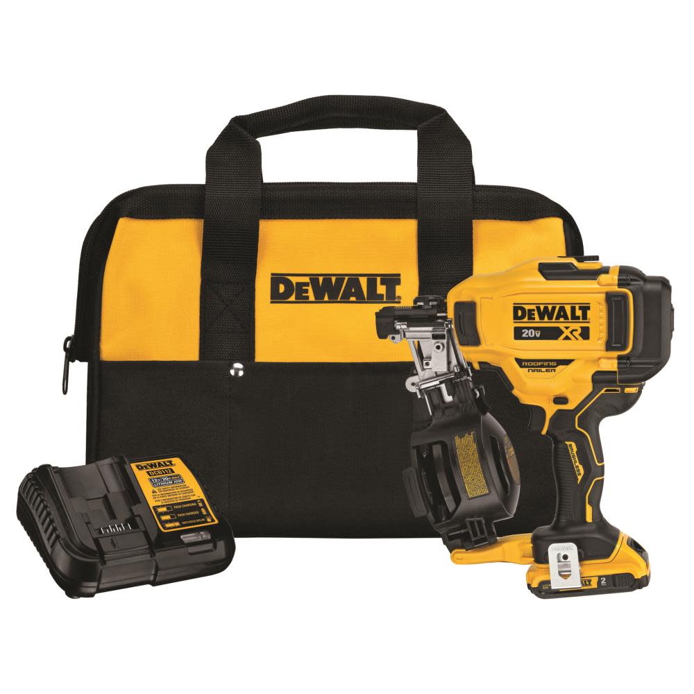 20V MAX* 15° Cordless Coil Roofing Nailer Kit - Intensery