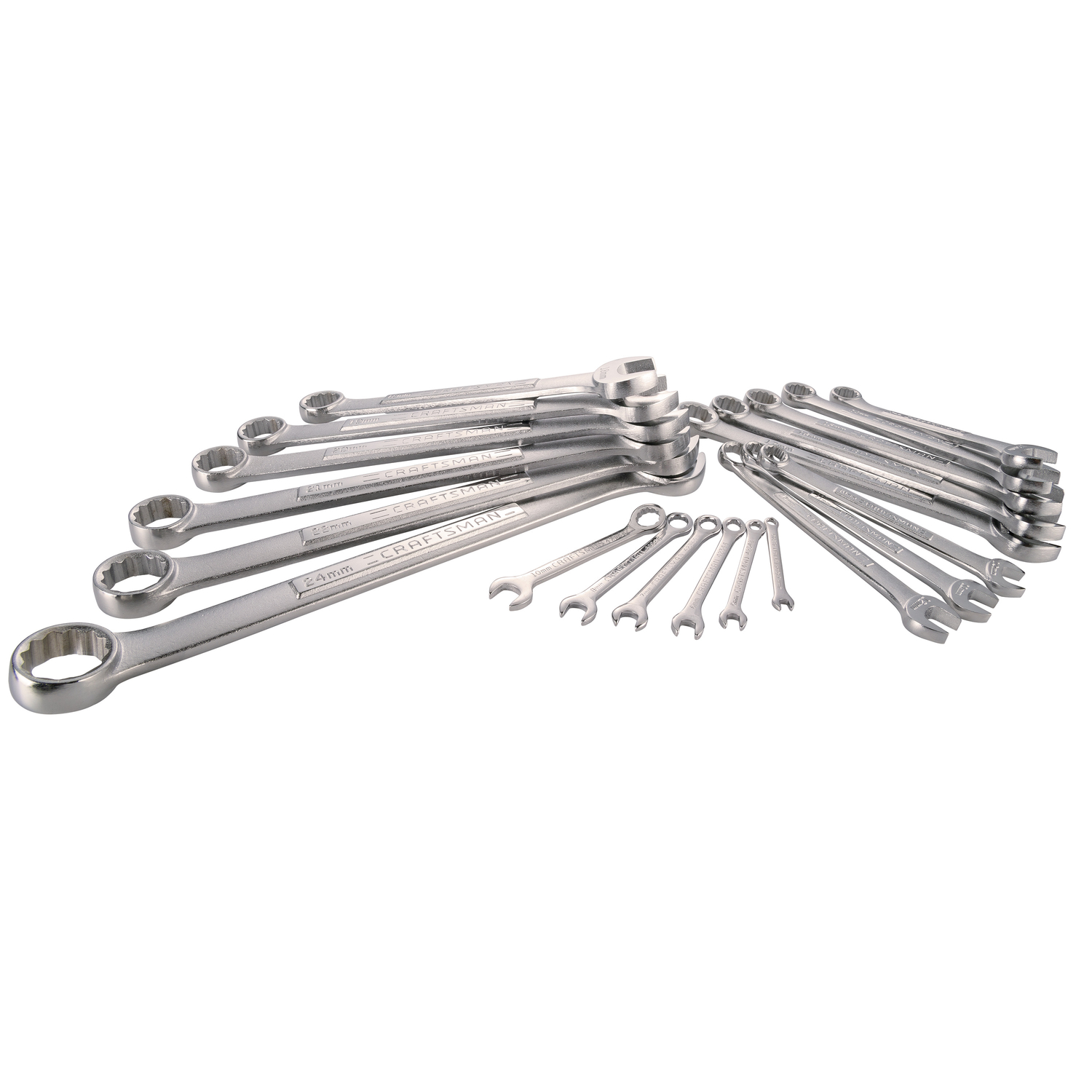 Craftsman 12 Point Metric Combination Wrench Set 20 pc - Intensery