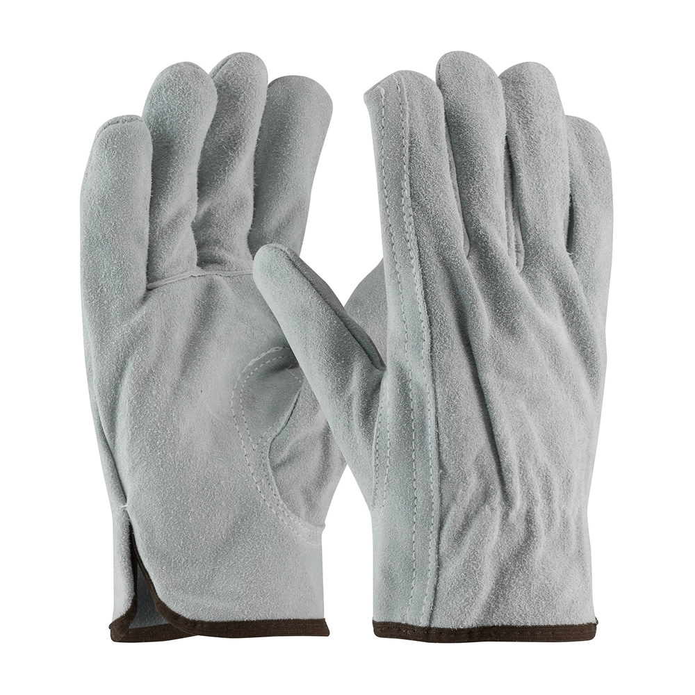 Split Cowhide Leather Drivers Premium Grade Gray Keystone Thumb Small - Intensery