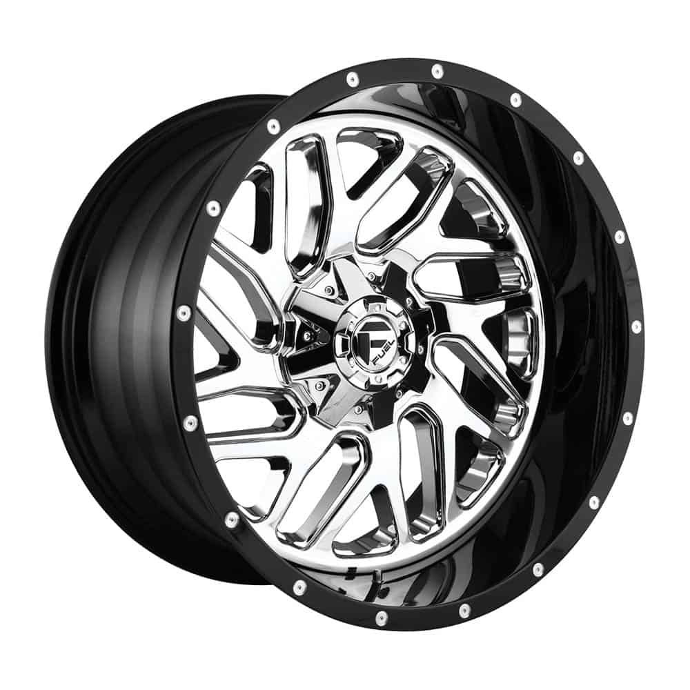 Fuel 2PC D211 TRITON D211 20X10 6X135/5.5 CHR-PLATED-GBL -19MM - Intensery