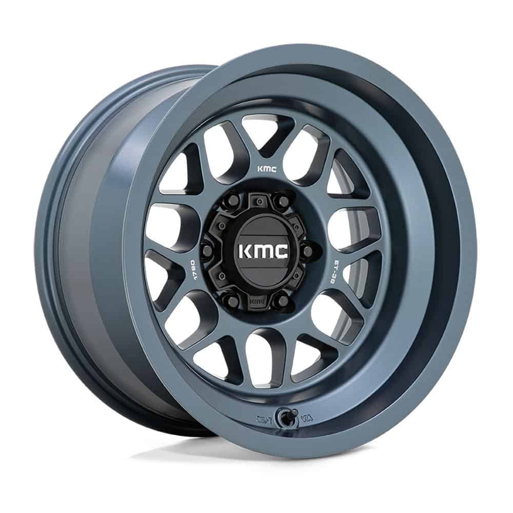 KMC Wheels KM725 17X9 6X5.5 MTL-BLUE -38MM - Intensery