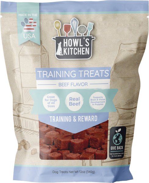 Howl's Kitchen Training Bites Beef Flavor Dog Treats - Intensery