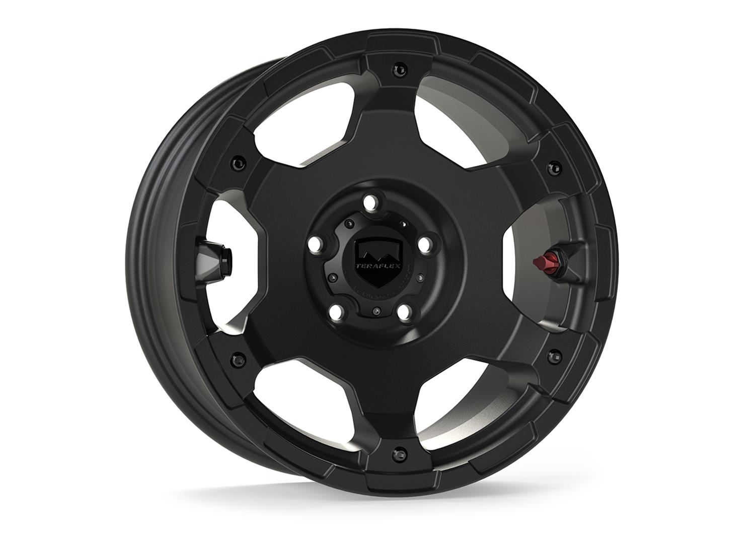TeraFlex 1056050 TeraFlex Nomad Off-Road Base Metallic Satin Black Wheels - Intensery