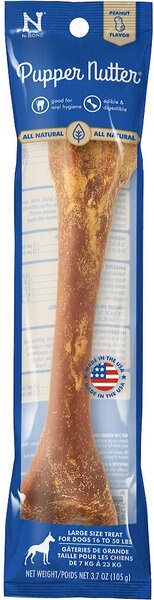 N-Bone Pupper Nutter Dog Treat， Large - Intensery
