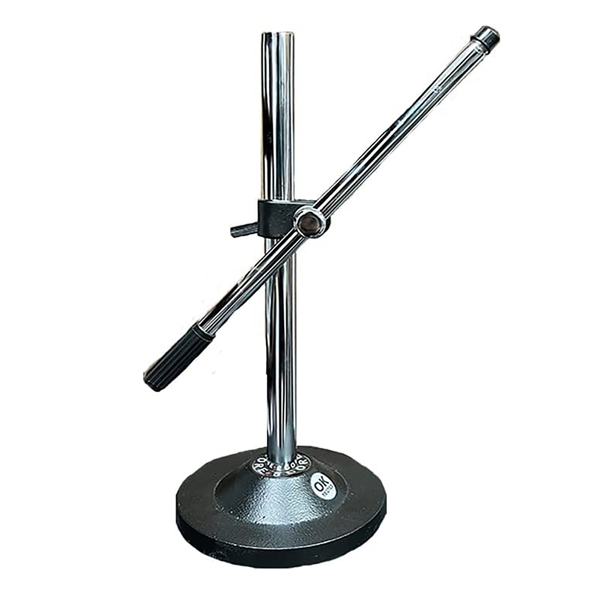 5Core Microphone Stand Tripod Mic Stand Universal Adjustable Desk Microphone arm with Small Plastic Microphone Clip MS RBS CH - Intensery