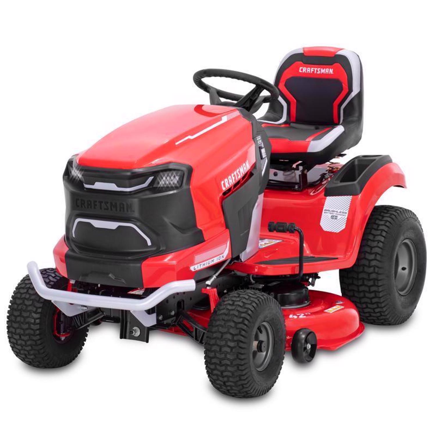 Craftsman CMCRM233303 42 in. Electric 56 V Battery Riding Mower Kit (Battery \u0026 Charger) - Intensery