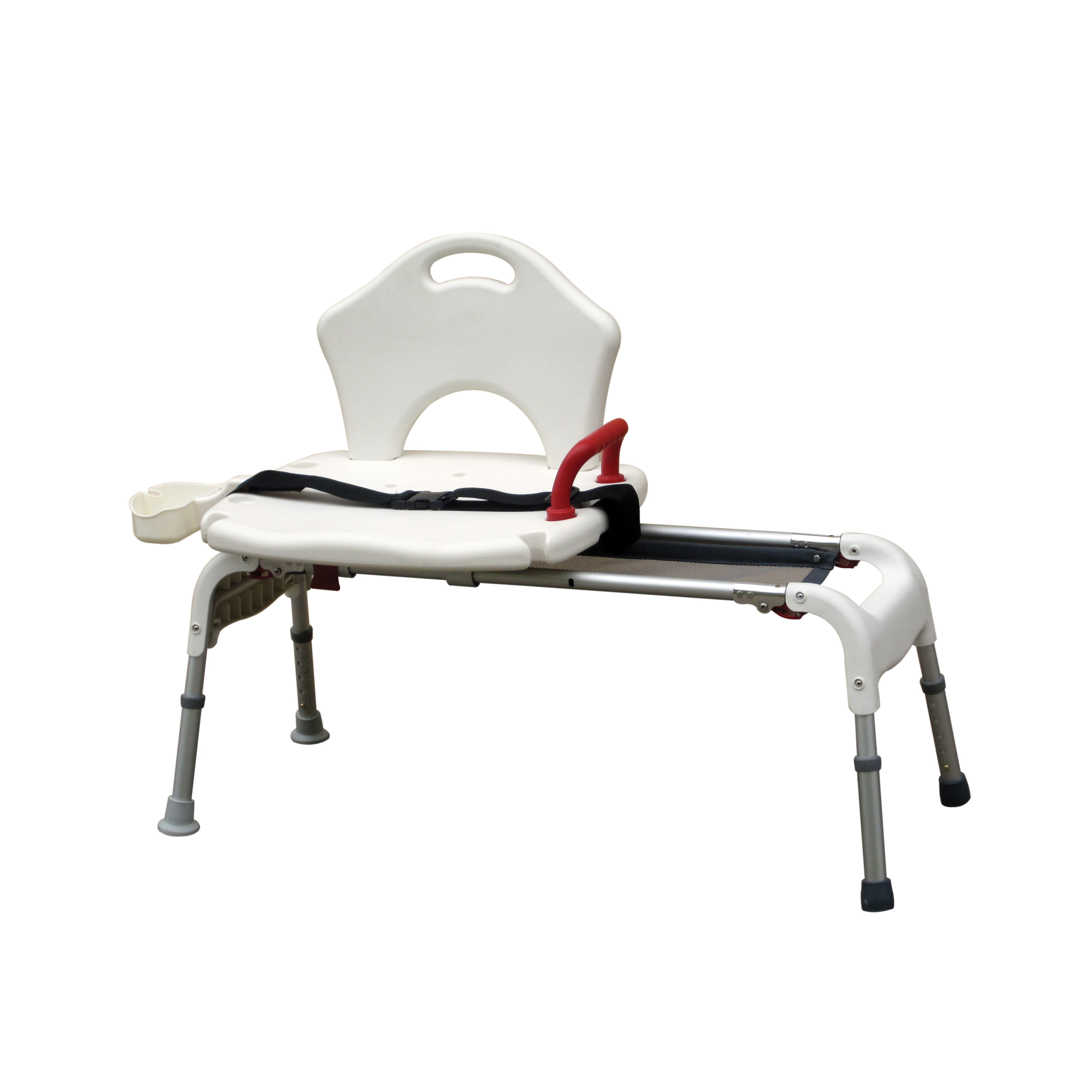 Drive Medical Folding Universal Sliding Transfer Bench - Intensery