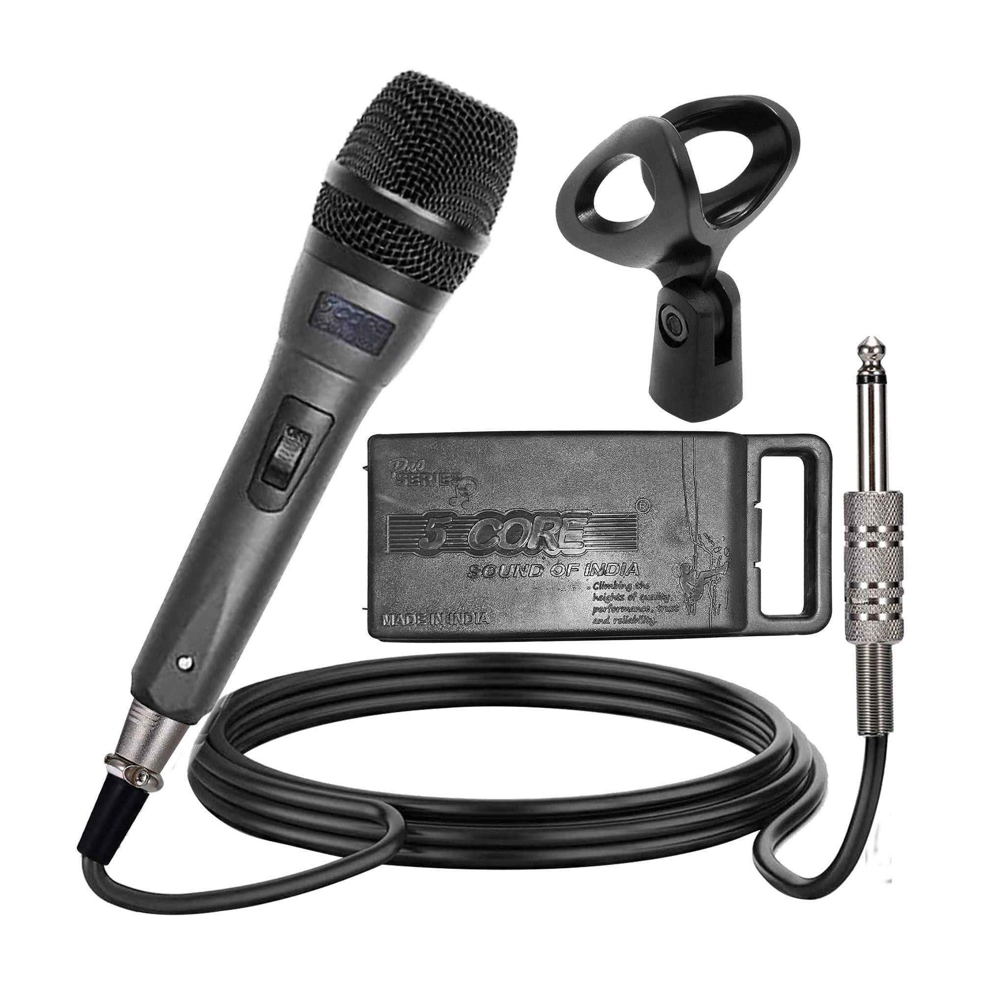5Core Microphone Pro Neodymium Dynamic Mic XLR Audio Cardiod Vocal Karaoke ND 3200X - Intensery