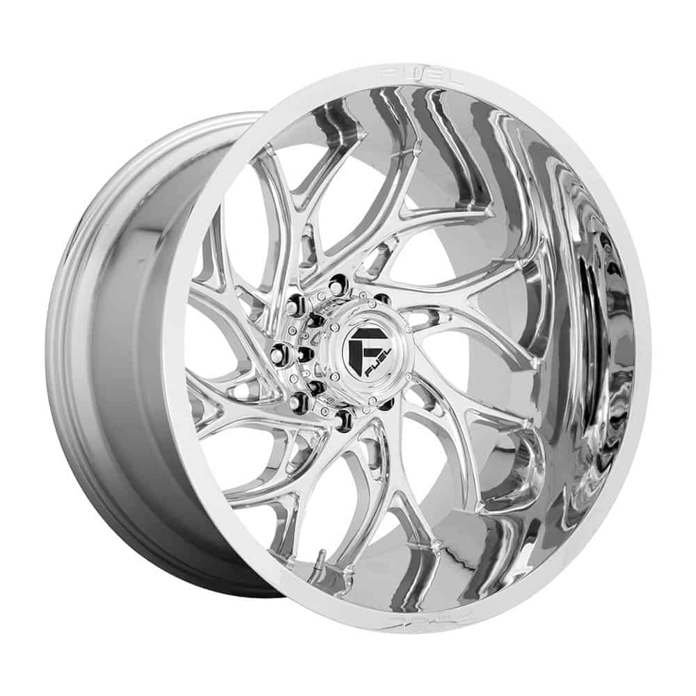 Fuel 1PC D740 RUNNER D740 24X14 6X5.5 CHR-PLATED -75MM - Intensery