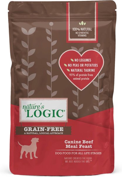 Nature's Logic Canine Beef Meal Feast Grain-Free Dry Dog Food - Intensery