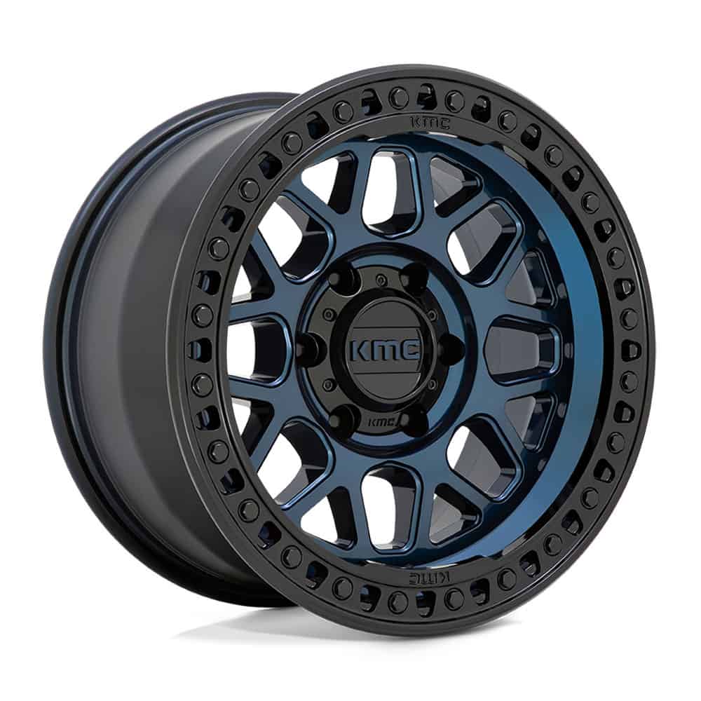 KMC Wheels KM549 20X9 6X135 MN-BLUE GBLK-LP 18MM - Intensery