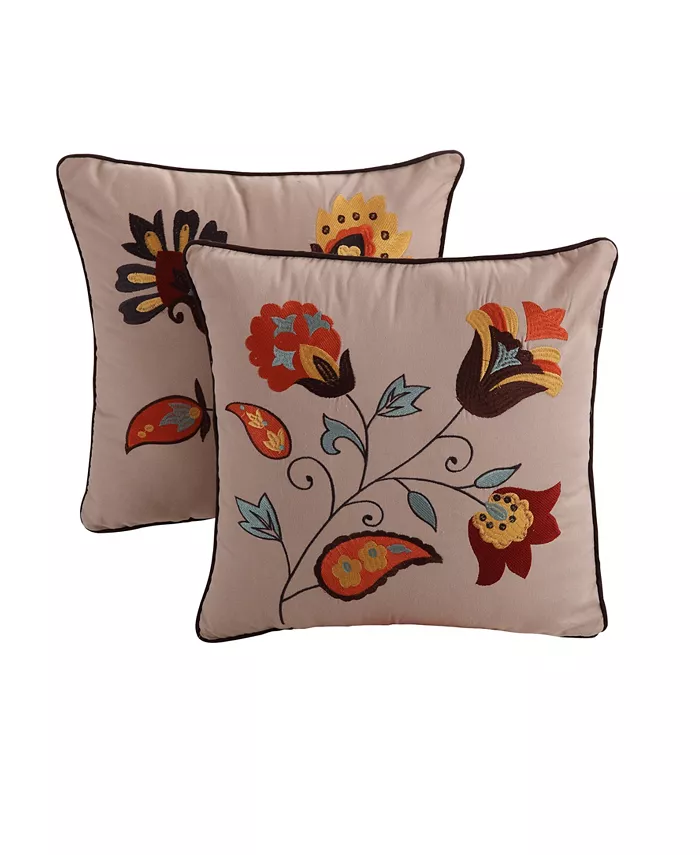 Greenland Home Fashions Andorra Dec. Pillow Neck - Intensery