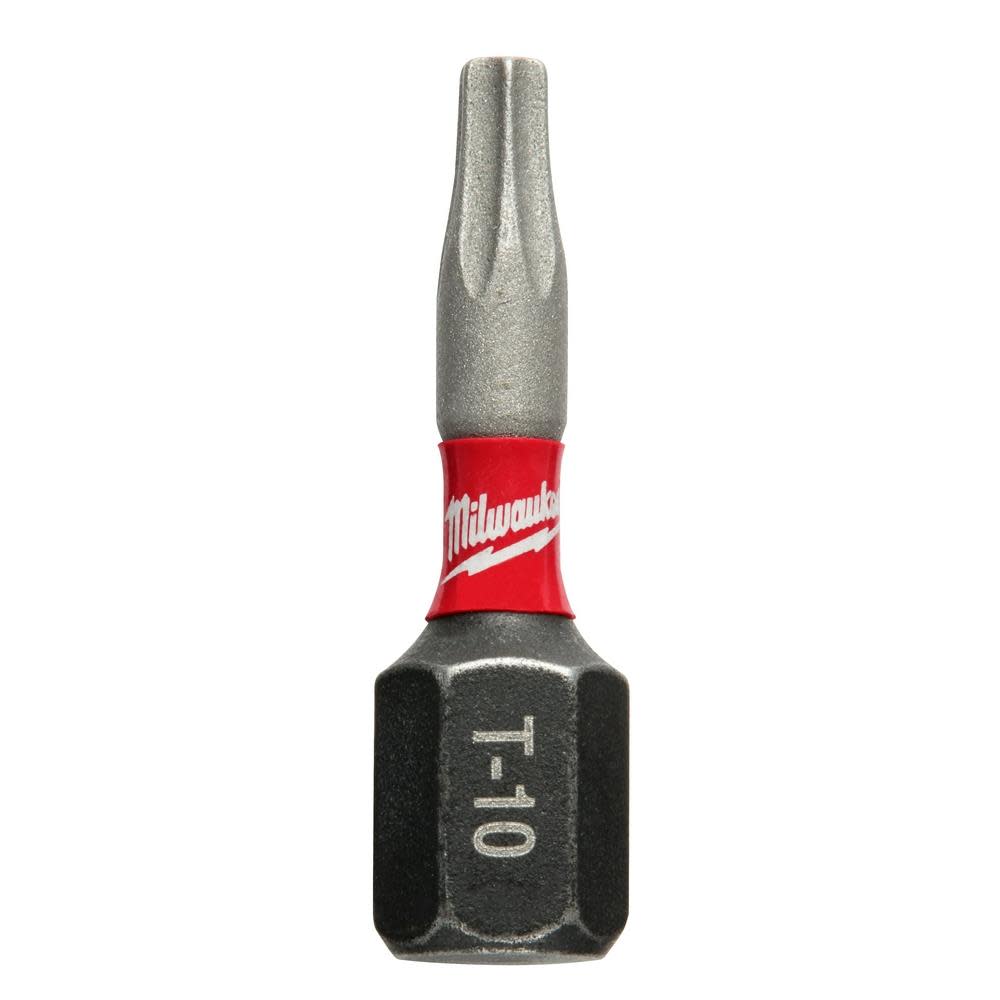 Milwaukee SHOCKWAVE 1 in. T10 Impact Driver Bits 5PK 48-32-4627 from Milwaukee - Intensery
