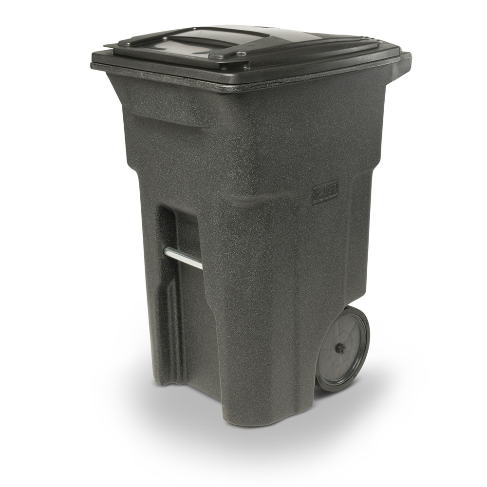 Toter 64 Gallon Trash Can with Smooth Wheels and Lid - Intensery