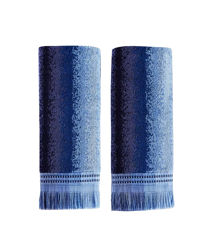 Saturday Knight Eckhart Stripe 2 Piece Hand Towel Set - Intensery