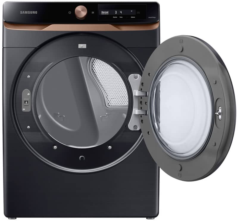 7.5 Cu. Ft. Brushed Black AI Smart Dial Electric Dryer With Super Speed Dry And MultiControl - Intensery