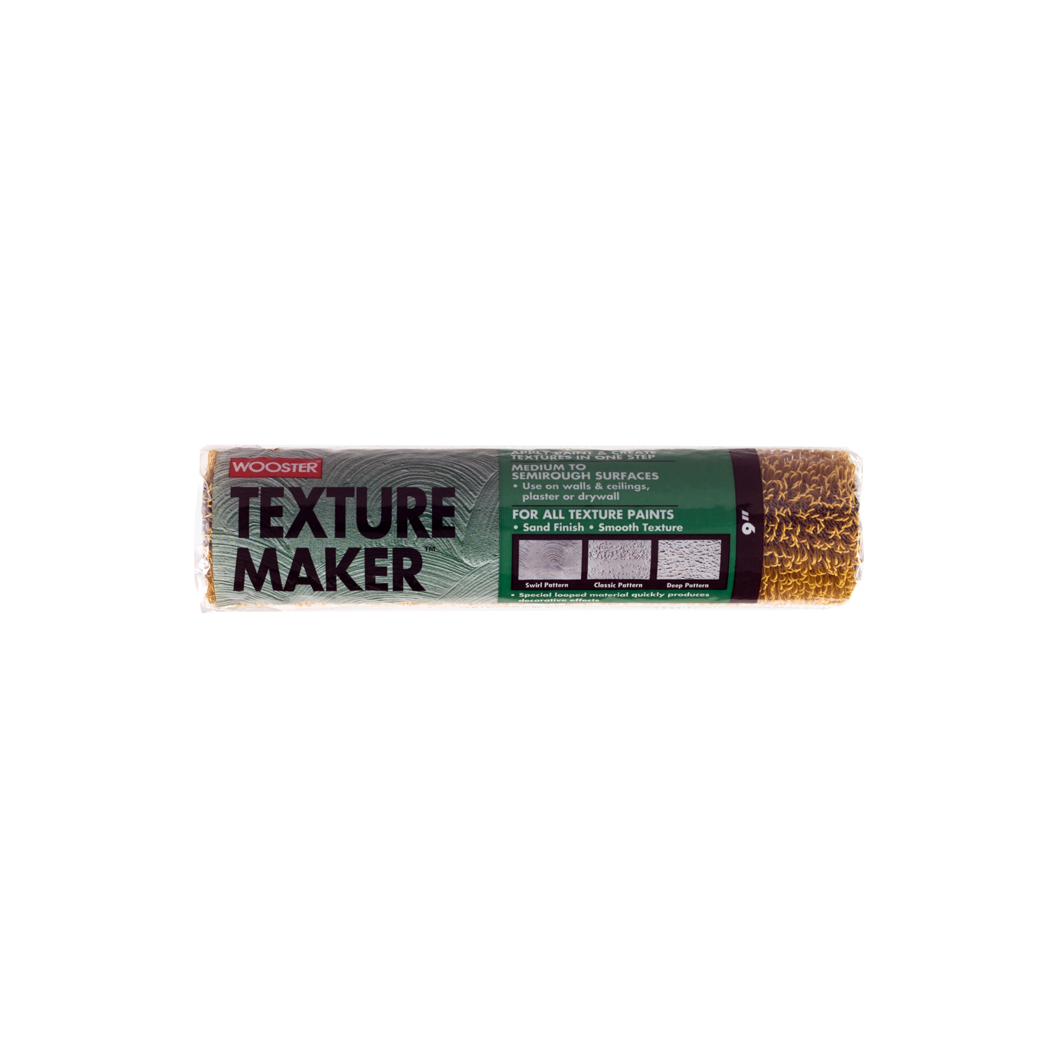 Wooster Texture Maker Plastic 9 in. W Regular Paint Roller Cover 1 pk - Intensery