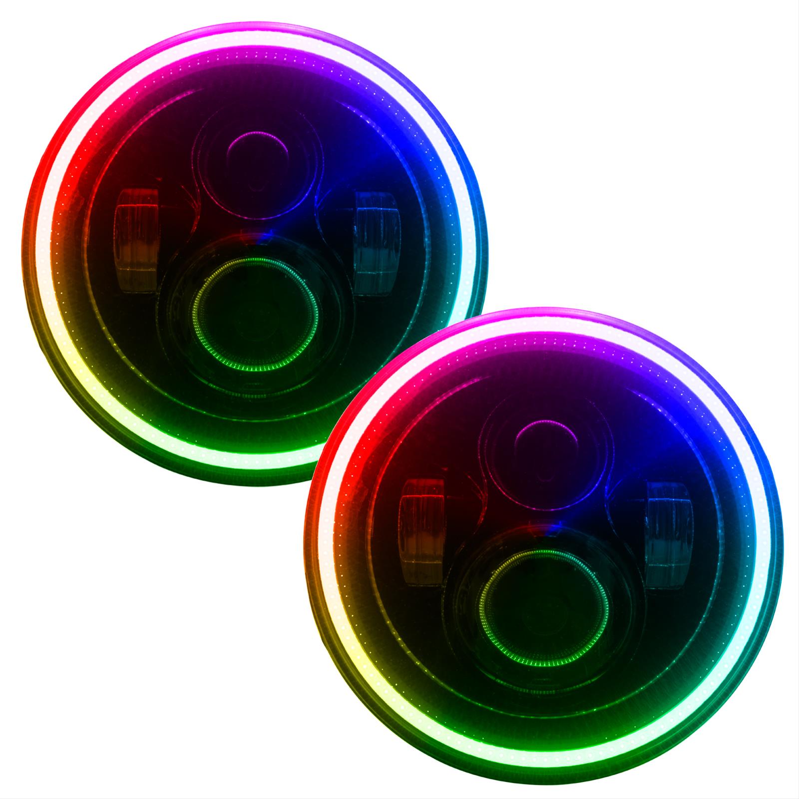 Oracle Lighting 5769-333 Oracle ColorSHIFT Halo Headlights - Intensery