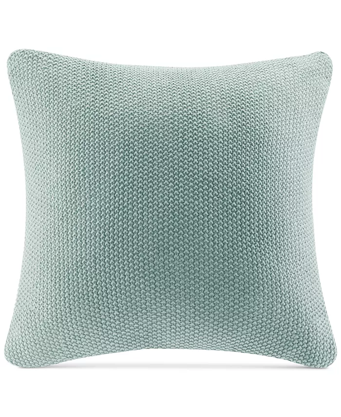 INK+IVY Bree Chunky-Knit Sham， European - Intensery