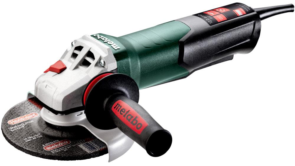 Metabo 6 Angle Grinder 10000 RPM 12.0 Amps with  Non Locking Paddle - Intensery