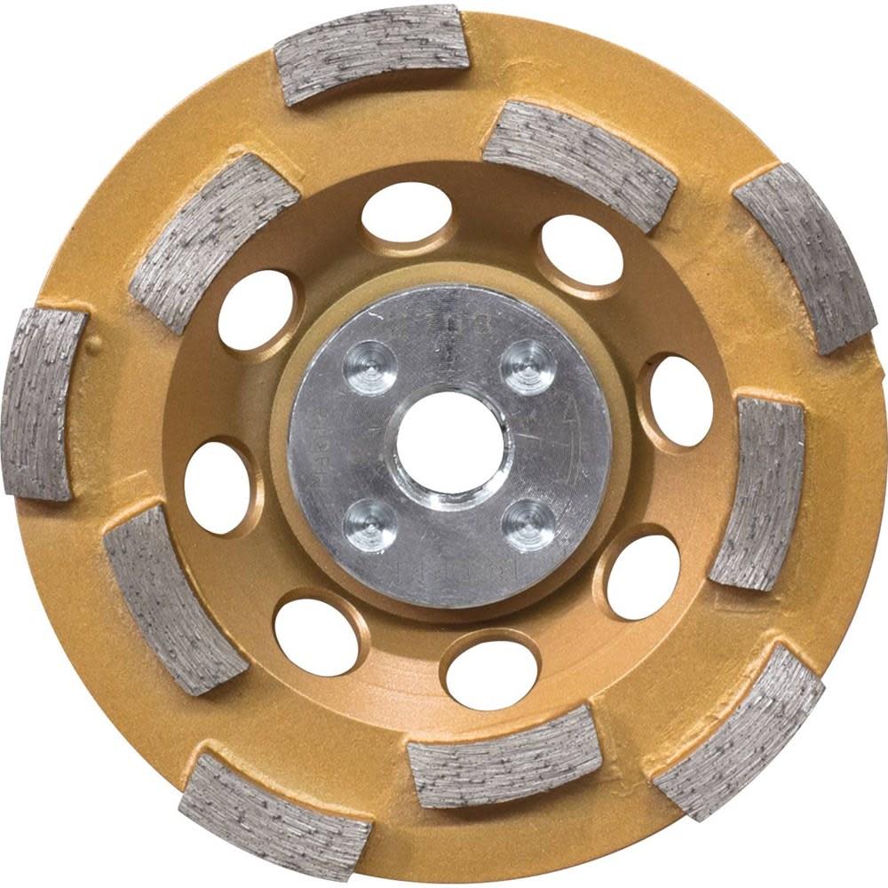 4-1/2 in. Double Row Diamond Cup Wheel， Anti-Vibration - Intensery