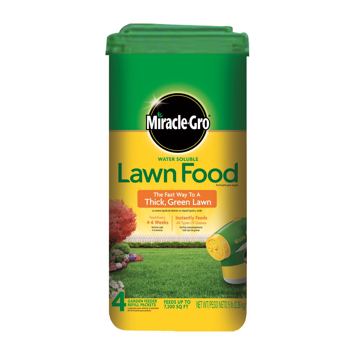 Miracle-Gro Water Soluble All-Purpose Lawn Fertilizer For All Grasses 7200 sq ft - Intensery