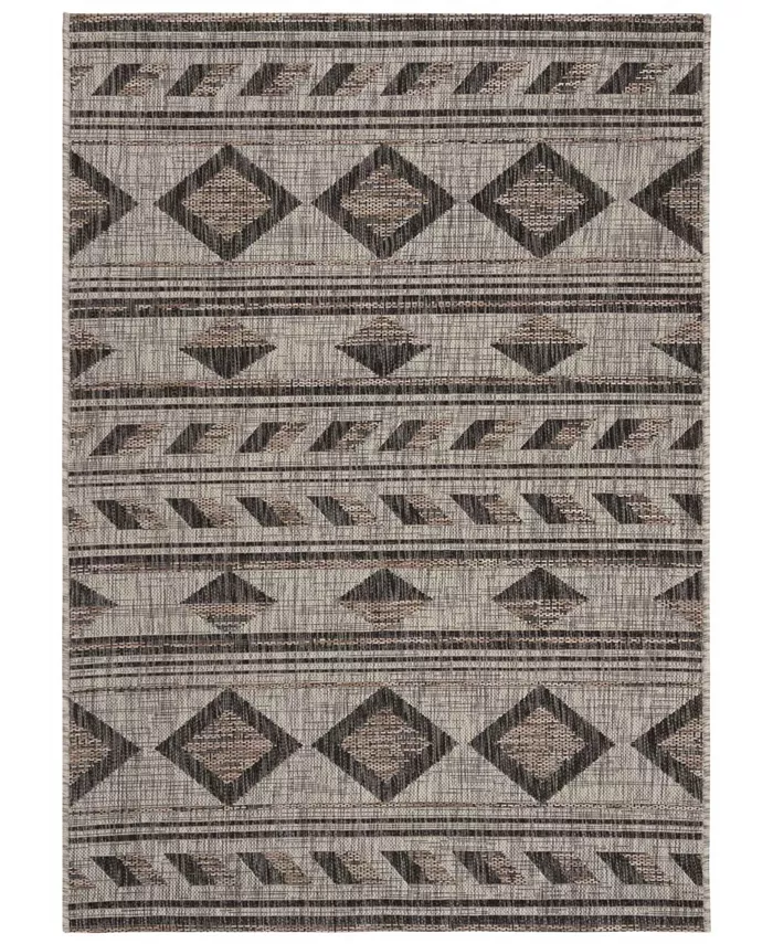 Safavieh Courtyard Gray and Black 2'7