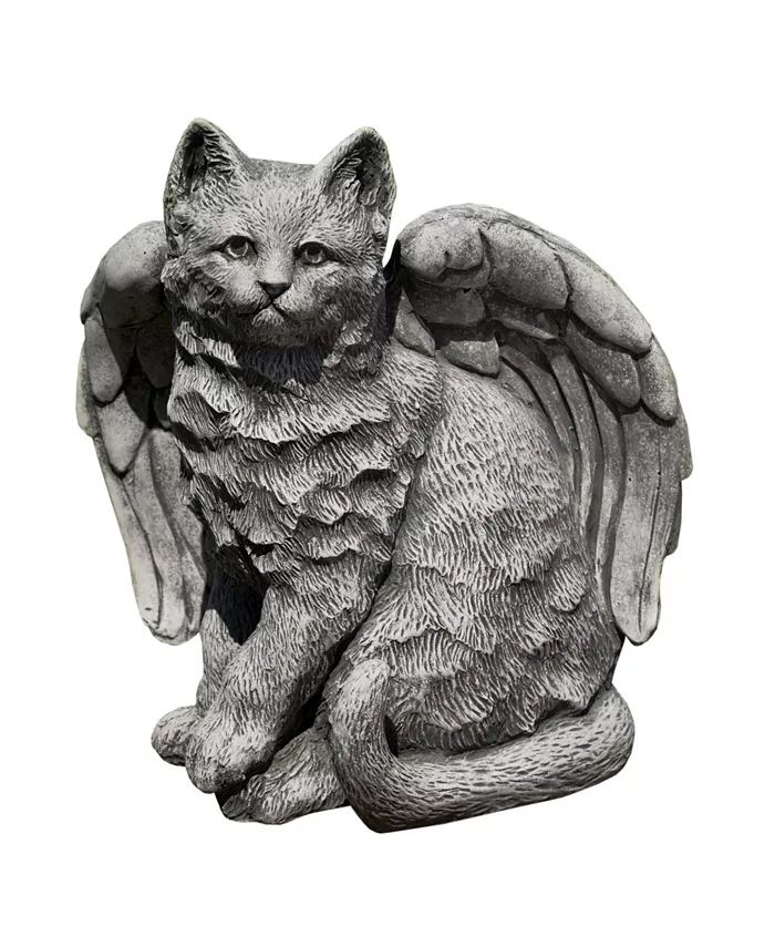 Campania International Angel Kitty Garden Statue - Intensery