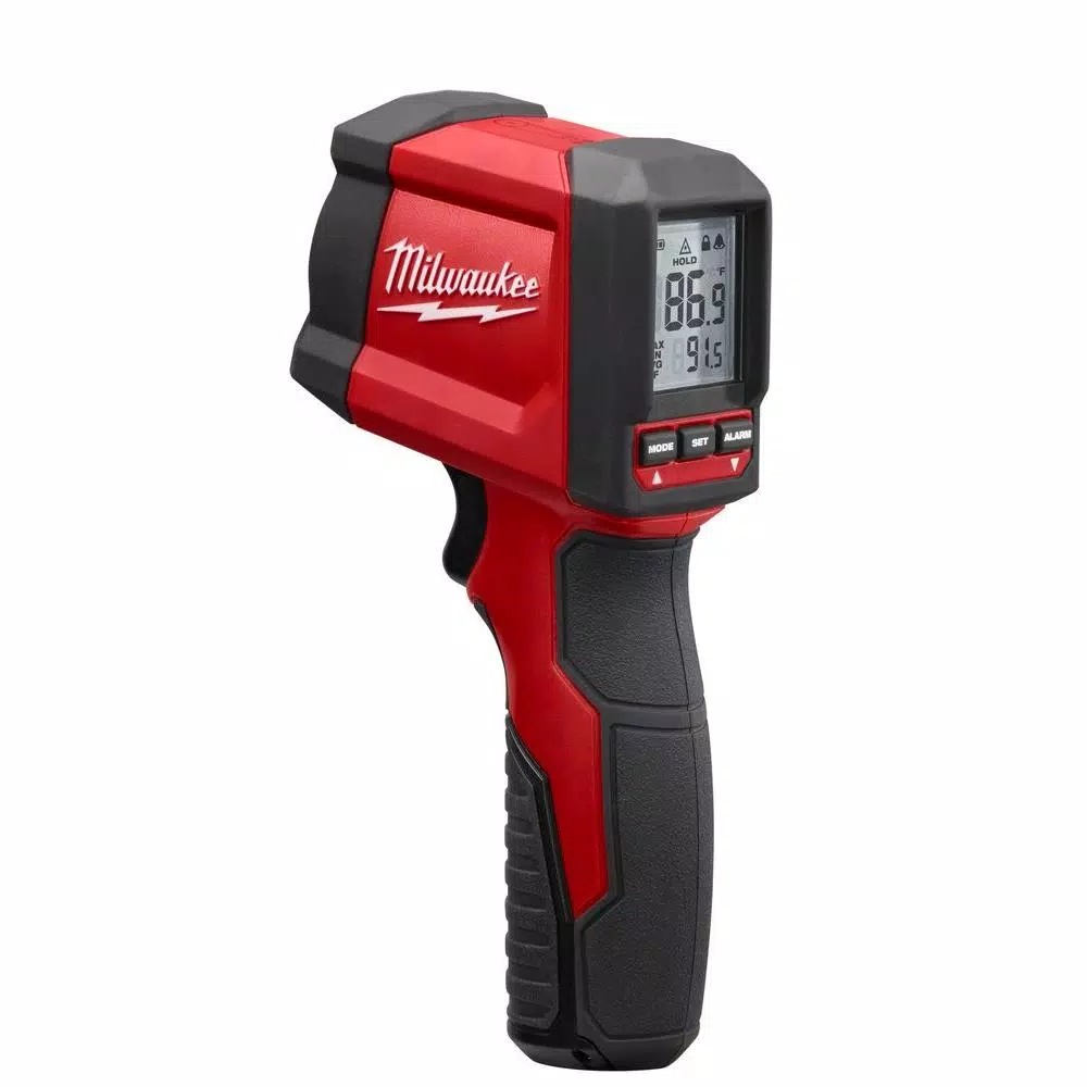 Milwaukee Laser Temperature Gun Infrared 10:1 Thermometer and#8211; XDC Depot - Intensery