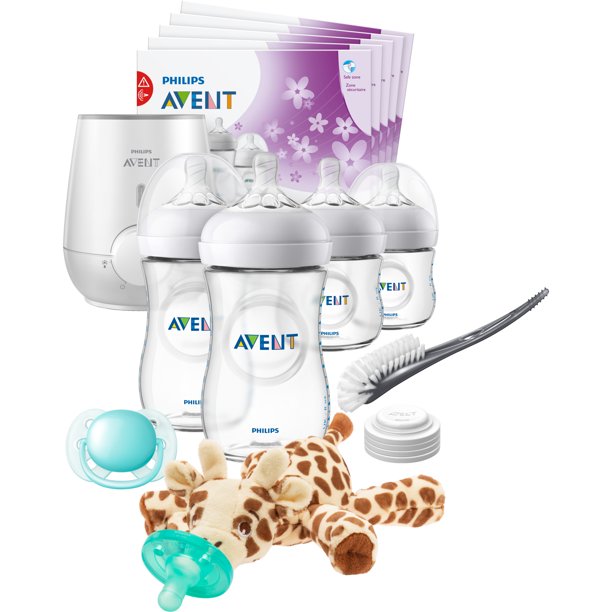 Philips Avent Natural All In One Gift Set With Snuggle Giraffe - Intensery