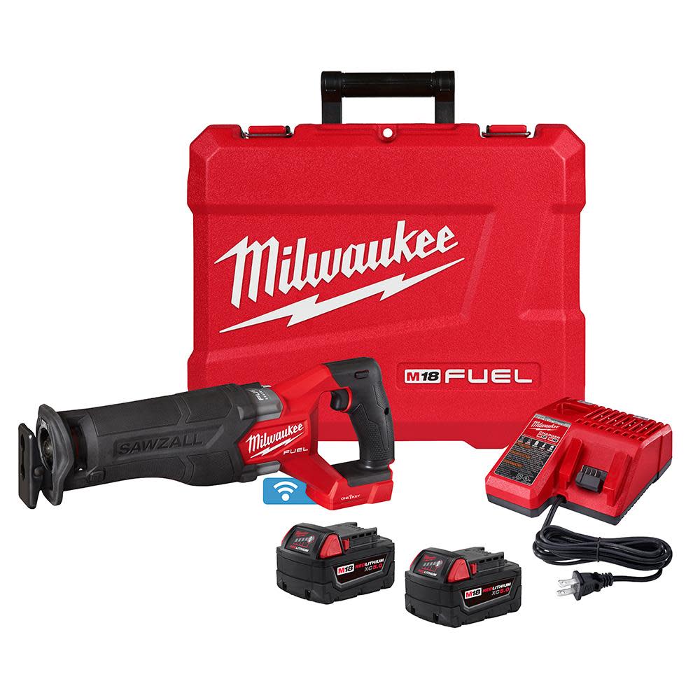 Milwaukee M18 FUEL SAWZALL Reciprocating Saw with ONE-KEY - 2 Battery XC5.0 Kit 2822-22 from Milwaukee - Intensery