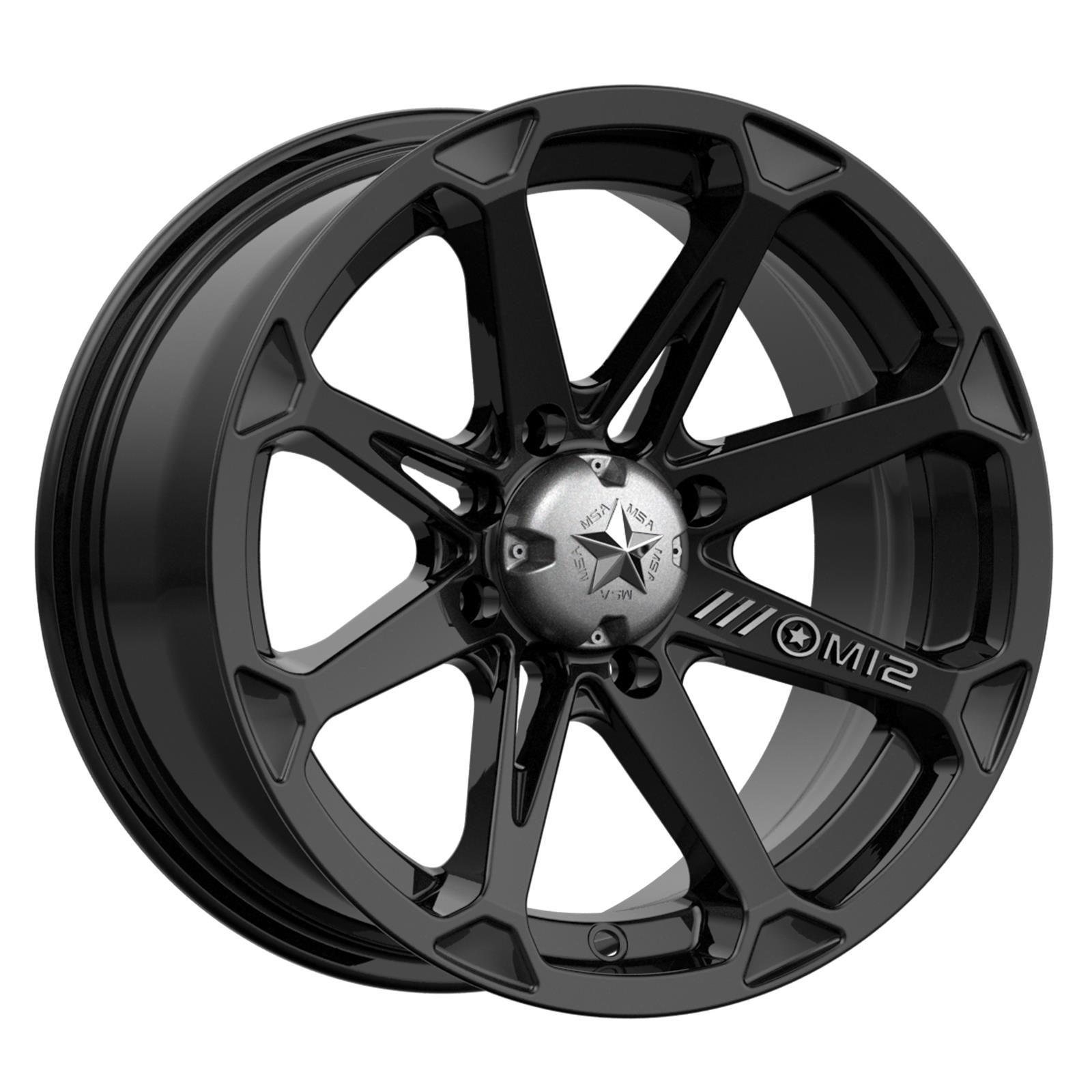 MSA Wheels M12-05737 MSA Wheels M12 Diesel Black Wheels - Intensery