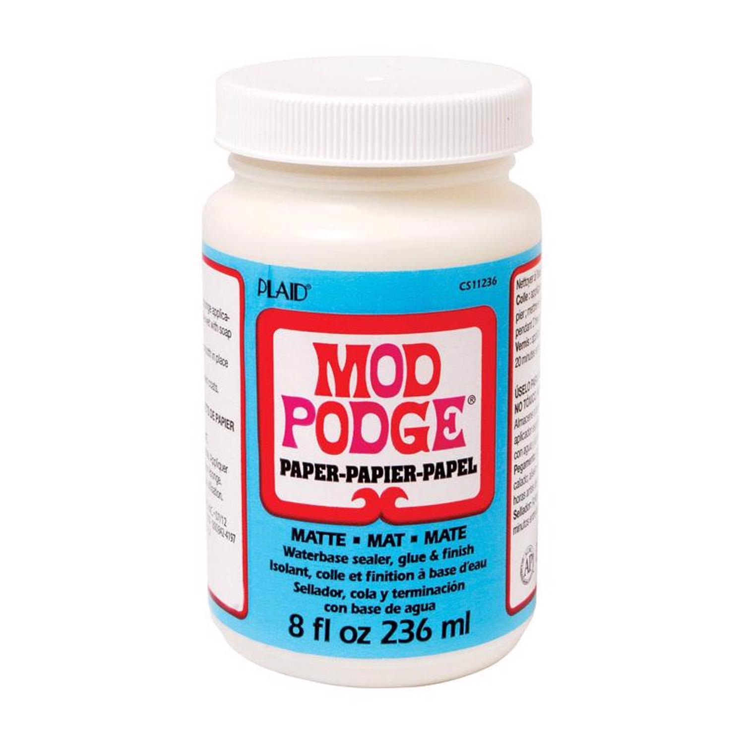 Mod Podge High Strength Glue Decoupage Paper 8 oz - Intensery